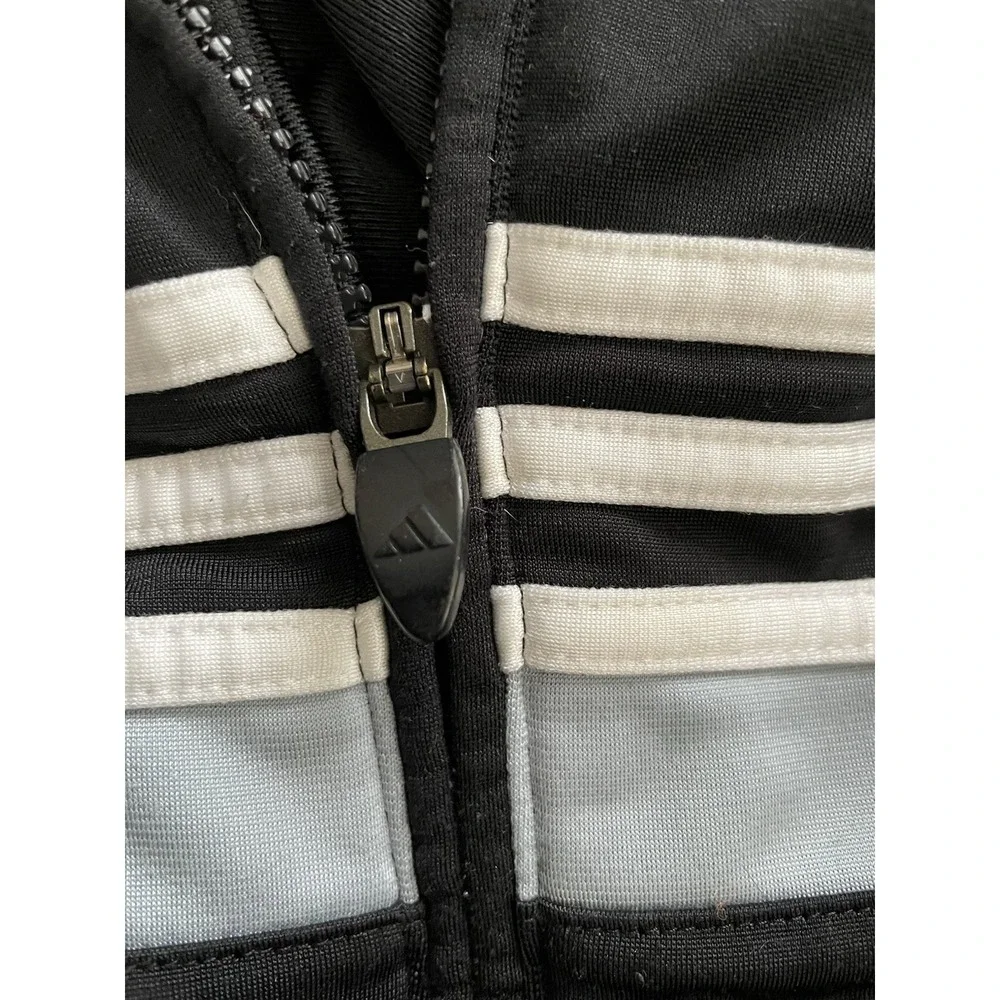 Vintage Adidas‎ Jacket Mens M Black Gray Small Logo on Back